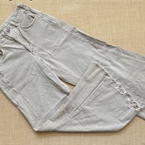EUC Pilcro Tan Jeans Sz 27. Ultra wide leg
